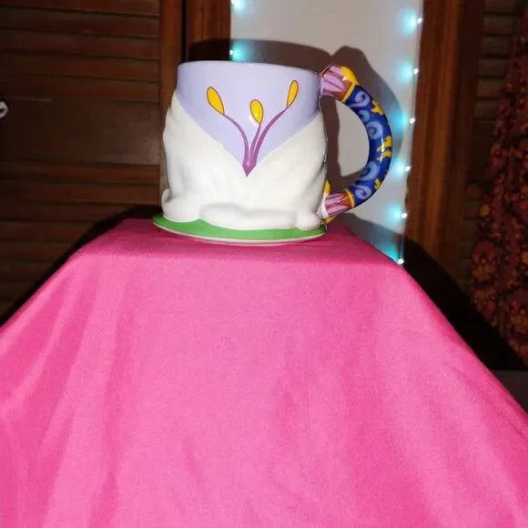 Disney Princess Jasmine Lotus Flower Magic Carpet Mugfairytale Collection - Picture 4 of 11